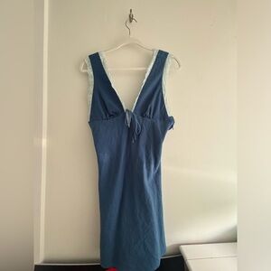 Women’s Blue Lace Mini Dress